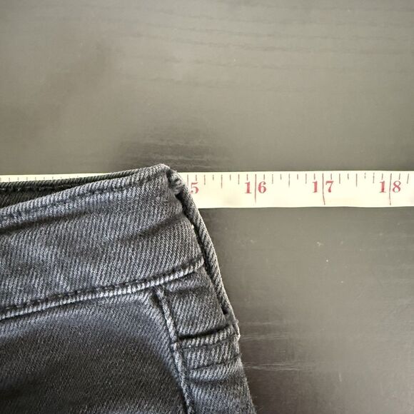 Aeropostale Size 10 High Rise Distressed Stretch Straight Mom Jeans Boho Grunge - Picture 11 of 14